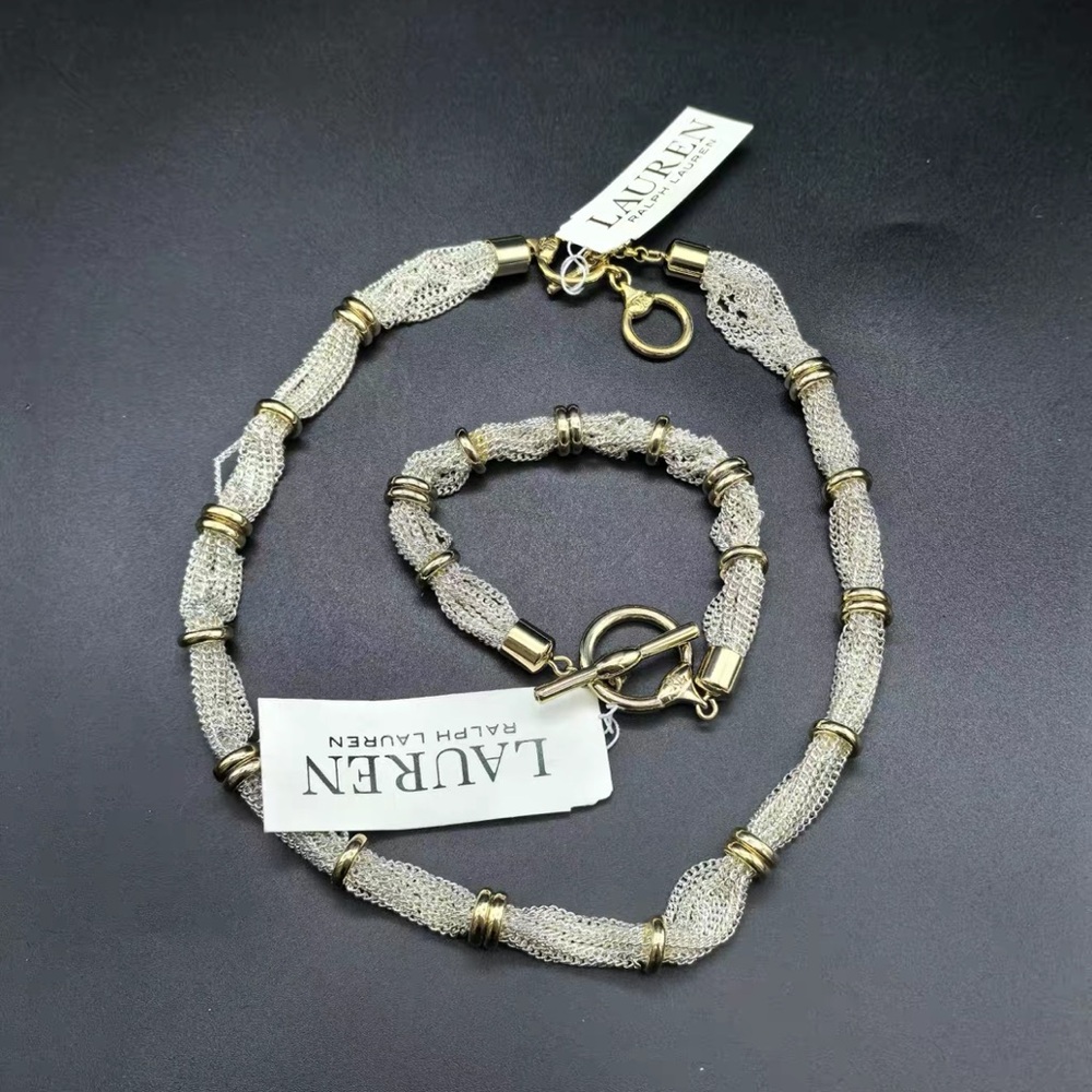 Lauren Ralph Lauren Silver and Gold Jewelry Set